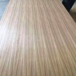 Red Paper Backed Oak Veneer Natural Furniture Decoration 1250*2500mm