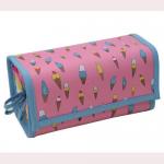 Large Nylon Foldable Custom Cosmetic Bags With Compartments