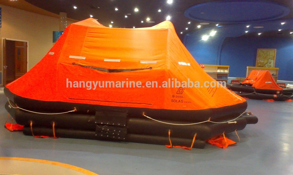 20 person cheap Self righting self inflating life raft