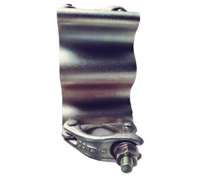 Wholesale BS1139 Galvanized ladder putlog Single Pressed Wave Pipe Clamp from china suppliers