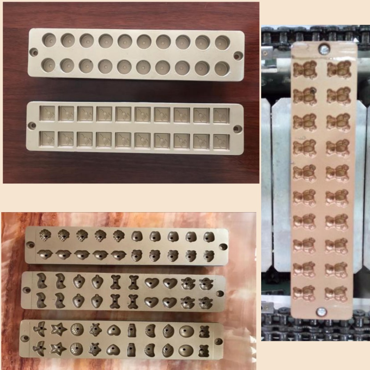 Soft Candy Production Line Automatic Gummy Candy Bear Making Machine 1900*900*1620mm