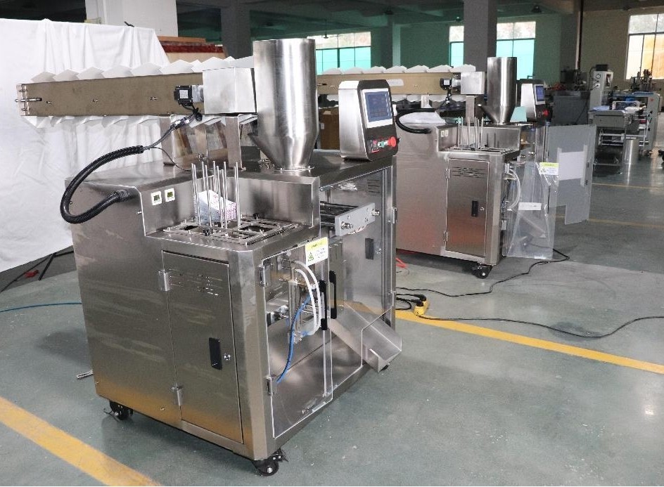Automatic Premade Pouch Packing Machine Tea Sachets Bucket Chain Filling Type