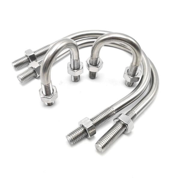 DIN Standard M4 M5 M6 Stainless Steel SS304 Anchor Bolt J Hook Bolt U Bolt by