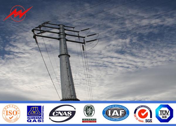 1mm - 30mm Thickness Electrical Steel Utility Pole For Power Distribution Line