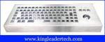 Industrial Desktop Stainless Steel Keyboard 12 Keys F1 - F12 With Trackball