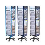 Bevis Polish Customizable Floor Standing Metal Ceramic Tiles Display Racks For
