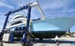 High Effective Heavy Travelling Lift Boat Hoist Crane 200 Ton Customized