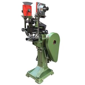 Wholesale Automatic Double Head Eyeleting Machine Fahion Shopping Bag Shoe Eyelet Making Machine from china suppliers