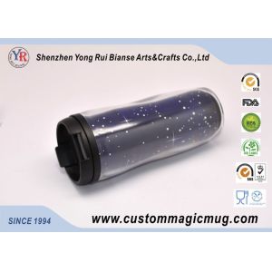 Customizable Large Double Wall Mugs Plastic With Interlayer 12oz 350ml