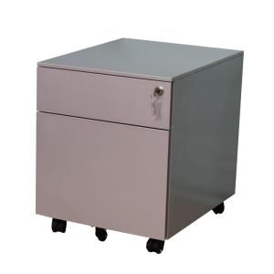 Wholesale Knock Down Steel Mobile Pedestal 2 Drawers With Wheels Easy To Assemble from china suppliers