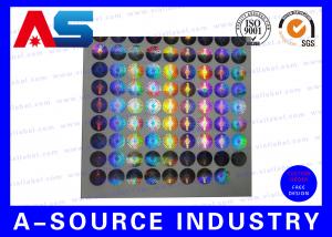 Wholesale Silver Security Custom Holographic Stickers Label Tamper Proof Seal Custom Design from china suppliers