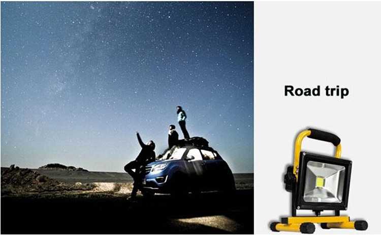 Portable & Rechargeable led Flood Light Recharge 5hours Working 10W Led Rechargeable Floodlight
