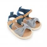 New fashion Cotton and PU Anti-slip sole princess dress infant crib Baby girl
