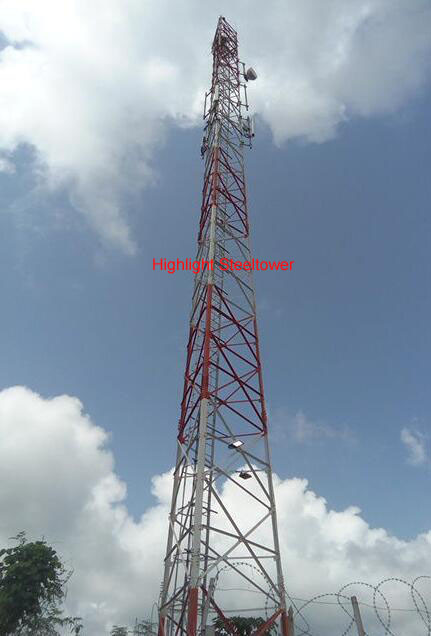 Wholesale Anti Rust Angle Steel Tower Triangular Telecommunication Tower Easy Assembly from china suppliers