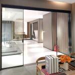 High-value Narrow-edge Sliding Door 2.0mm Thickened Profile + Three Track
