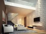 3D Wall Decorative Panel for Office Durable Sound Absorption Heat Insulation