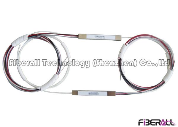1.5 Meters Cable GPON Optical Splitter , 1x4 PLC Splitter Without Fiber Optic