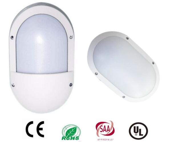 Waterproof External Bulkhead Lights , 20W IP65 Bulkhead Light Fitting 3000K