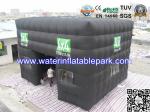 Custom Inflatable Advertising Tent , Black Inflatable Photo Booth Tent