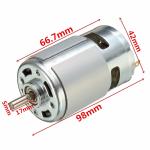Faradyi Long-life High-speed High-torque 775 Brushed Motor 6000RPM Replaceable