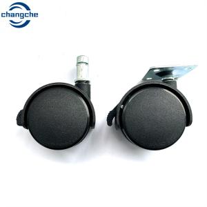 Wholesale White / Black / Gray Reversible Caster Wheels With M12*25 Stem Diameter from china suppliers