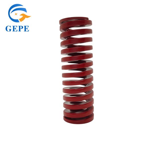 Medium Load Red Mold Spring SWM TM Alloy Steel Spring High Temperature Resistant