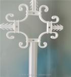 8*18mm White Color Georgian Bar For Double Glazed Windows Flower Windows