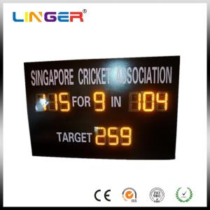 Wholesale Cricket Match Customized Small Digital Scoreboard LOGO In High Bright Amber Color from china suppliers