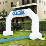 Factory Wholesale Customized Logo Brand Five Sides Inflatable Arch Cheap Rainbow