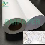 24"*150ft 20lb Coil 2 Inches White CAD Bond Paper For Engineering Drawing 36"