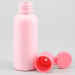 1.7oz50ml Pink PET Cosmetic Bottle Small-Size Liquid Container Skincare Bottle