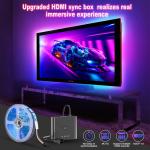 4m 75" 85" TV LED Backlights HDMI Strip 0.5kg HDMI 2.0 Sync Box and Music Sync