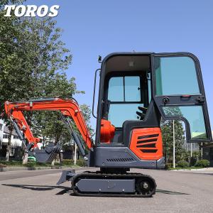 Wholesale highly Maneuverable 1.2tone Mini Crawler Excavator 180mm Track Width from china suppliers