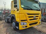 Tubeless Tire Design Sinotruk 6*4 Tractor Truck Yellow Sinotruk Head Truck