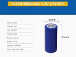 32650 5500mah lithium iron phosphate cylindrical cell 3.2V rechargeable LiFePO4
