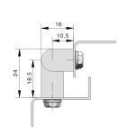 Brass Material Zinc Alloy Hinges Furniture Sliding Lock Industrial