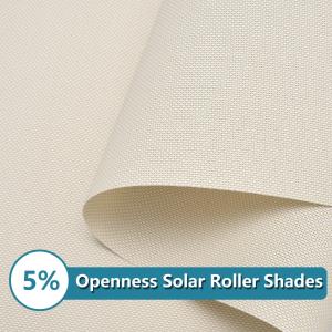 Wholesale 5% Openness PVC Coated Polyester Sunscreen Roller Blind Fabric For Window Decor from china suppliers