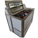 Semi Automatic 20L Double Bottle Washing Machine for Bottles Packaging at