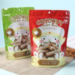 Food zipper stand up nuts pouch with euro hole food packaging bag