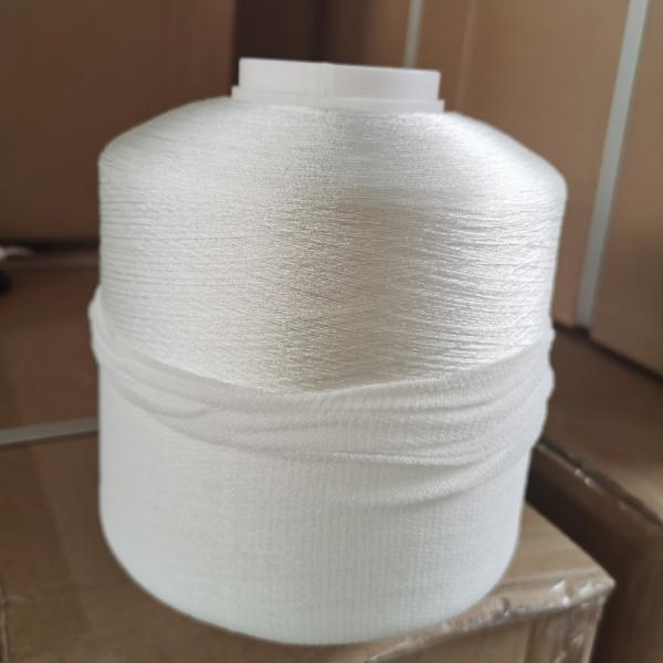 Quality Polyester High Tenacity Sewing Thread 500D/3 raw white with Low Shrinkage for sale