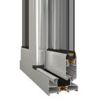 Vertical TS8335 1.5mm Aluminum Top Hung Window