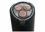 High Voltage Three Phase XLPE Insulated Steel Wire Armoured Electrical Cable CU/