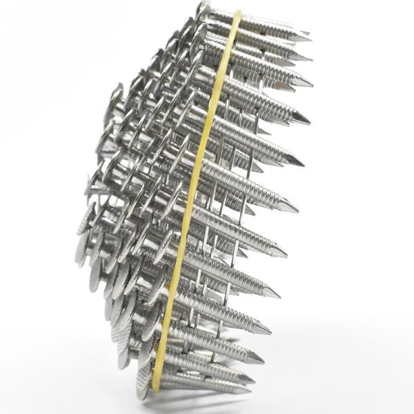 120*60 Ring Shank Diamond Point Stainless Steel Roofing Coil Nails For