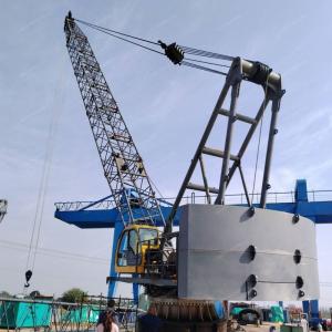 Wholesale 3t 40m Fixed Floating Crane Diesel Hpus Powered from china suppliers