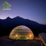 White Roof Geo Dome Tent Camping Dome Tent