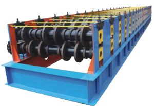 Wholesale Blue Cr12 Color Steel Roll Forming Machine For Protection Board from china suppliers
