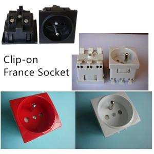 Wholesale FRANCE POWER SOCKET, SINGLE PLASTIC OUTLET BAYONET SOCKET from china suppliers