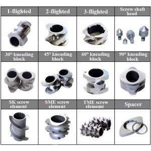 Wholesale Extruder Accessories Screw And Barrel Screw Elements Custom Materials High Precision from china suppliers