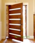 Solid wood pivot front door for sale, modern external pivot doors, High quality
