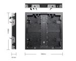 500*500mm/500*1000mm Mobile LED Display 600-800NITS Brightness for Resolution